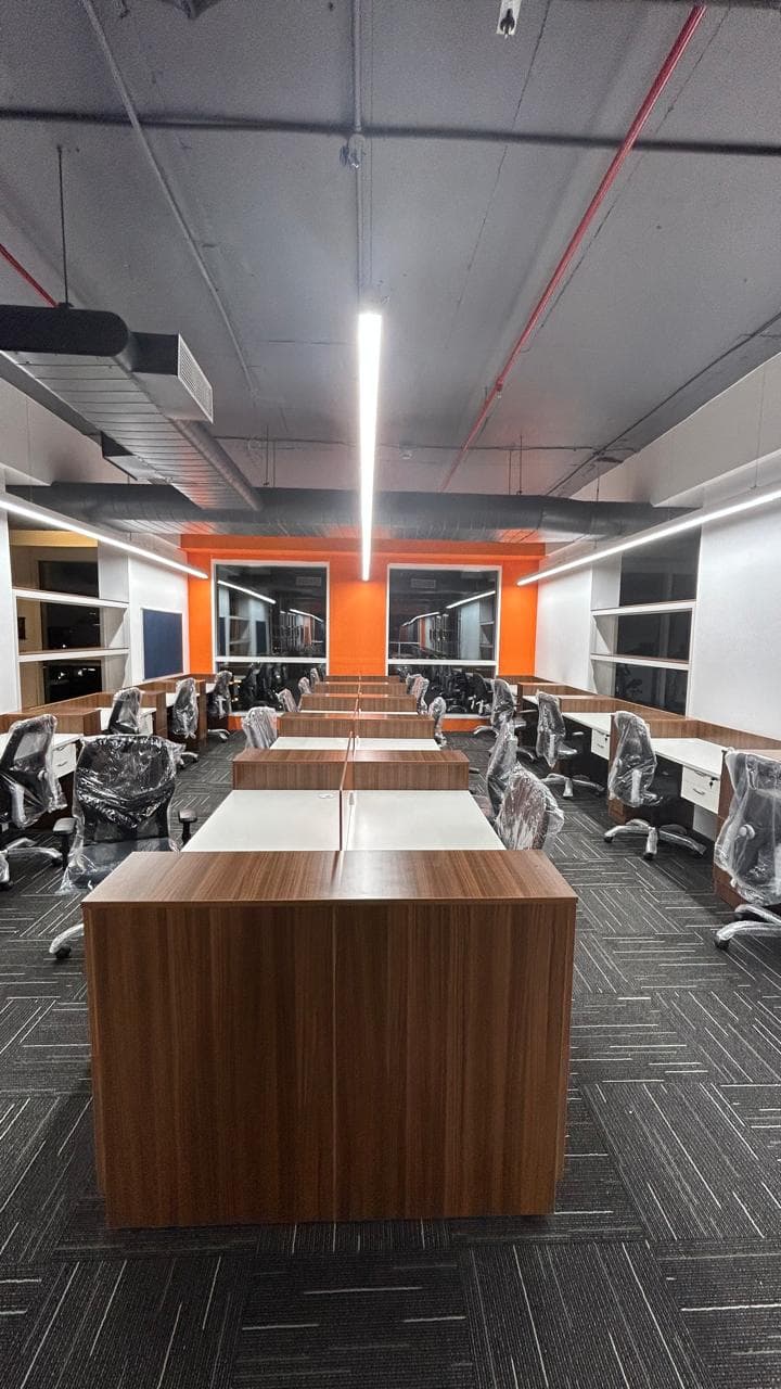 Surbana Jurong–SMEC office interior in Yelahanka, Bengaluru, fitted out by ACIPL